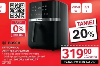 Bosch - FRYTOWNICA AIRFRYER MAFS2462B