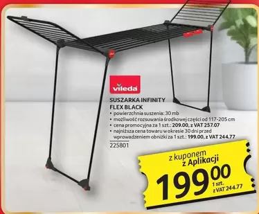 Vileda - SUSZARKA INFINITY FLEX BLACK