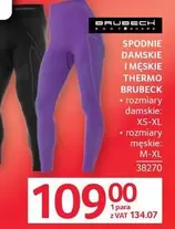 SPODNIE DAMSKIE I MĘSKIE THERMO