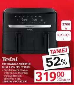 FRYTOWNICA AIR FRYER DUAL EASY FRY EY901N