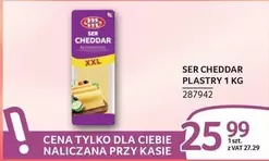 SER CHEDDAR PLASTRY 1 KG