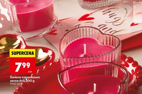 Świeca zapachowa serce