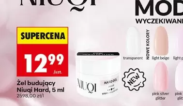 Pink - Žel budujący Niuqi Hard, 5 ml