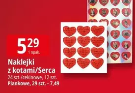 Naklejki z kotami/Serca