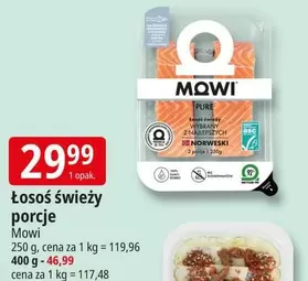 Łosoś świeży porcje