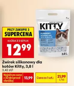 Żwirek silikonowy dla kotów Kitty