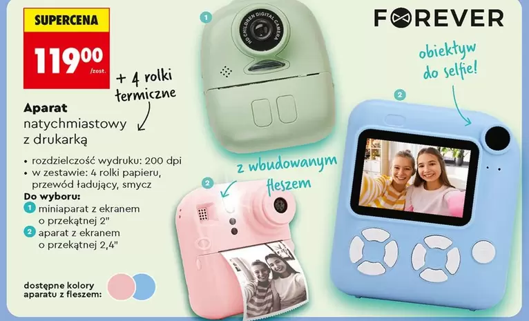 Aparat natychmiastowy z drukarką