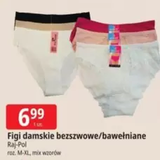 Mix - Figi damskie bezszwowe/bawełniane
