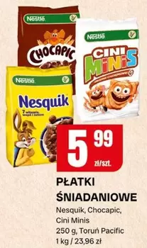 Nesquik, Chocapic, Cini Minis