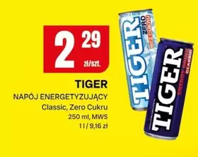 Tiger - NAPÓJ ENERGETYZUJĄCY Classic, Zero Cukru