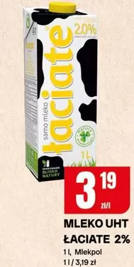 MLEKO UHT ŁACIATE 2%