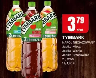 NAPÓJ NIEGAZOWANY Jabłko-Mięta, Jabłko-Wiśnia, Jabłko-Brzoskwinia