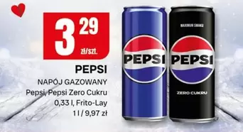 Pepsi - NAPÓJ GAZOWANY   Zero Cukru