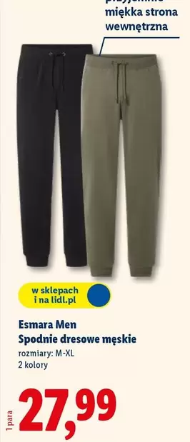 Spodnie dresowe męskie