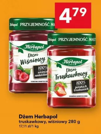 Dżem truskawkowy, wiśniowy