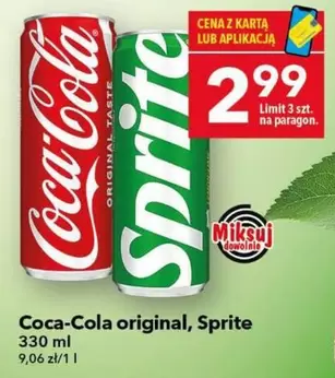 Coca Cola - Coca-Cola original, Sprite