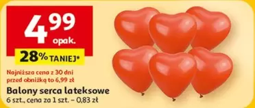 Balony serca lateksowe