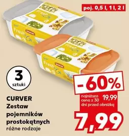Zestaw pojemników prostokątnych