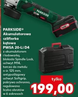 Mm - Akumulatorowa szlifierka kątowa PWSA 20-Li D4