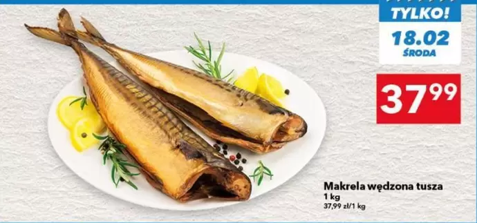 Makrela wędzona tusza