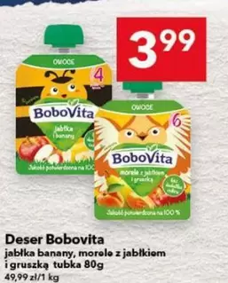 jabłka banany, morele z jabłkiem i gruszką tubka 80g