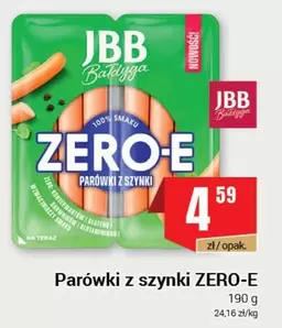 Parówki z szynki ZERO-E