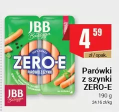 Parówki z szynki ZERO-E