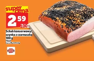 Schab konserwowy/szynka z czarnuszką