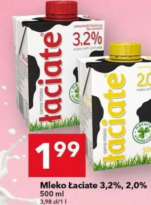 Mleko Łaciate 3,2%, 2,0%