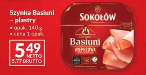 Szynka Basiuni - plastry