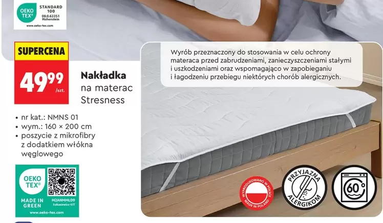 Nakładka na materac Stresness
