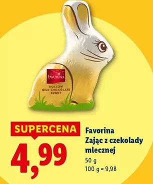Zając z czekolady mlecznej