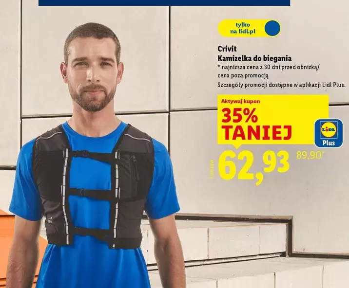 Plus - Kamizelka do biegania