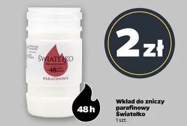 Wkład do zniczy parafinowy