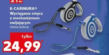 Wyciągana smycz z mechanizmem zwijającym