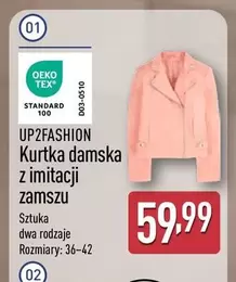 Kurtka damska z imitacji zamszu