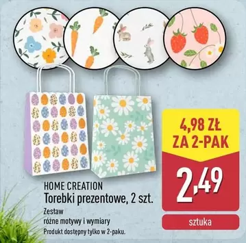 Torebki prezentowe, 2 szt.