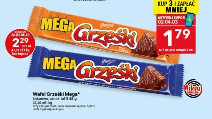 Mega - Wafel Grześki