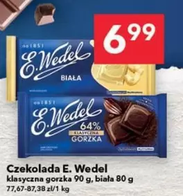 Czekolada klasyczna gorzka, biała
