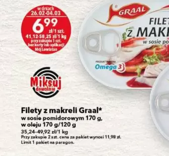 Omega - Filety z makreli