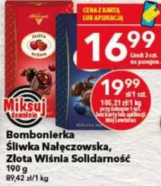 Śliwka Nałęczowska, Złota Wiśnia Solidarność