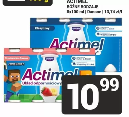 Minecraft - ACTIMEL RÓŻNE RODZAJE