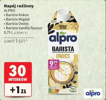 Barista Kokos, Barista Migdał, Barista Owies, Barista Vanilla flavour
