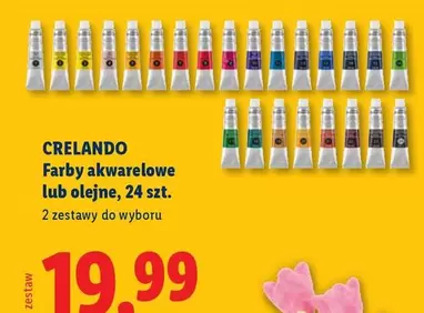 Farby akwarelowe lub olejne, 24 szt.