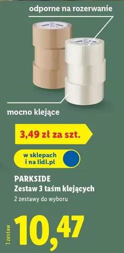 Zestaw 3 taśm klejących