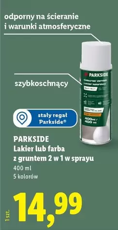 Lakier lub farba z gruntem 2 w 1 w sprayu