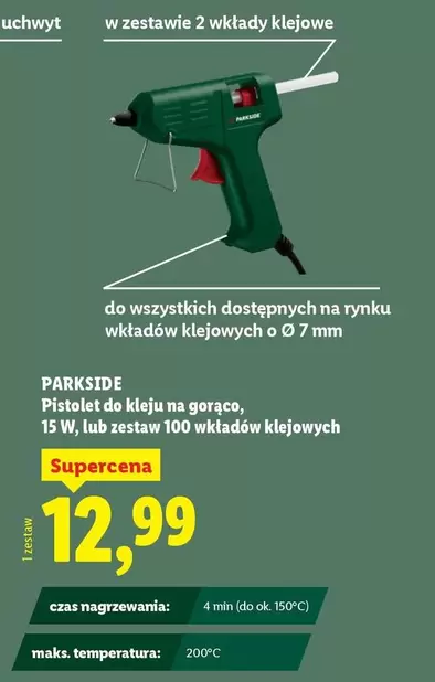 Mm - Pistolet do kleju na gorąco