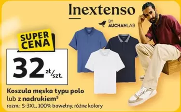 Polo - Koszula męska typu polo lub z nadrukiem