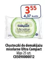 Chusteczki do demakijażu micelarne Ultra Compact