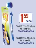 Szczoteczka do zębów M-46 miękka F06030300096, Szczoteczka do zębów M-43 miękka F06030300095